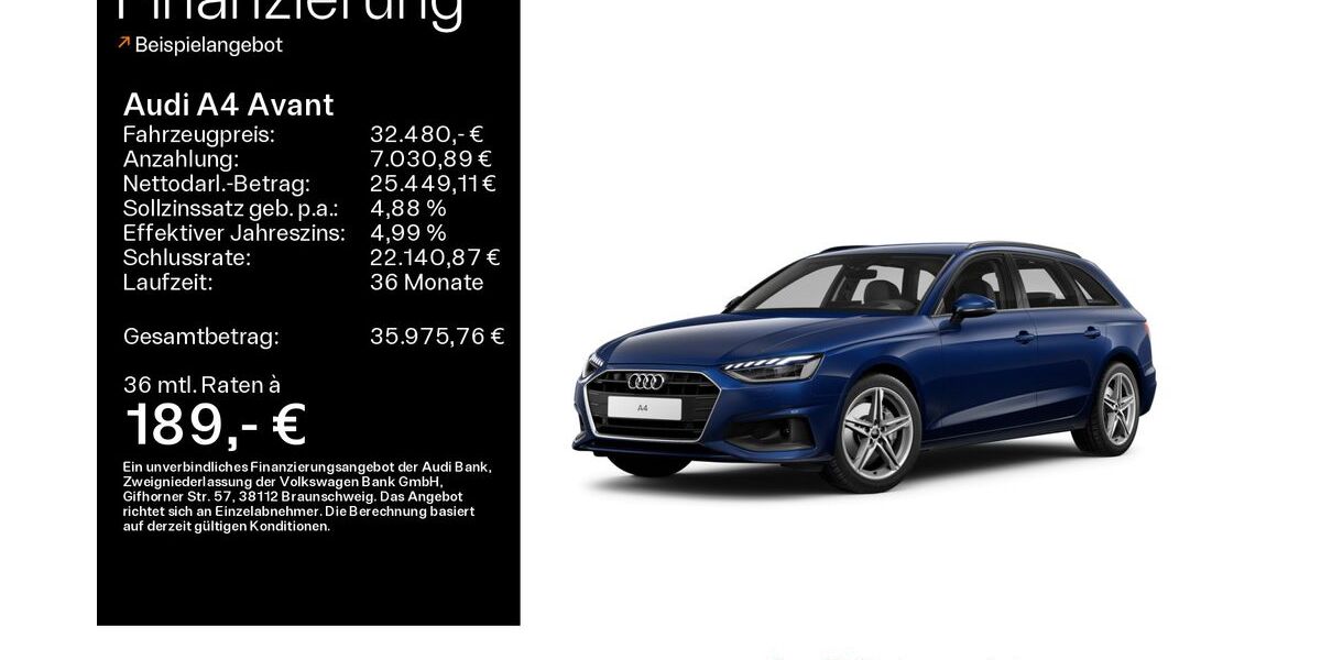 Audi A4 17.485 km 32.480 &euro; Bad Nauheim 61231