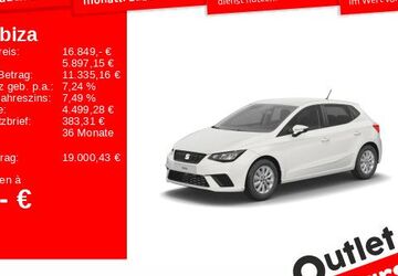 Seat Ibiza 7.365 km 16.849 &euro; Frankfurt am Main 60326