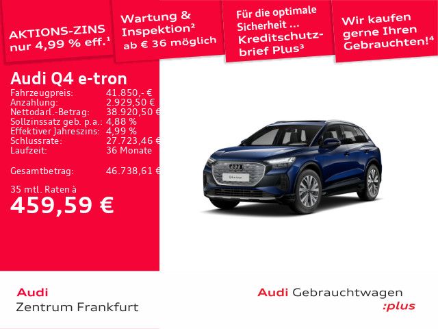 Audi Q4 e-tron 8.484 km 39.850 &euro; Frankfurt am Main 60326