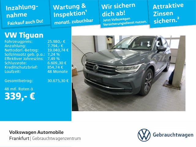 VW Tiguan 71.903 km 25.980 &euro; Frankfurt 60326