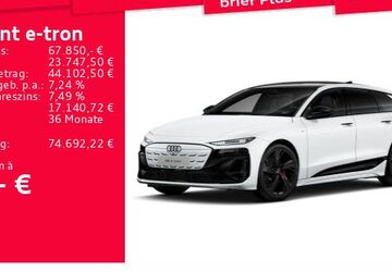 Audi A6 e-tron 11.327 km 67.850 &euro; Frankfurt am Main 60314