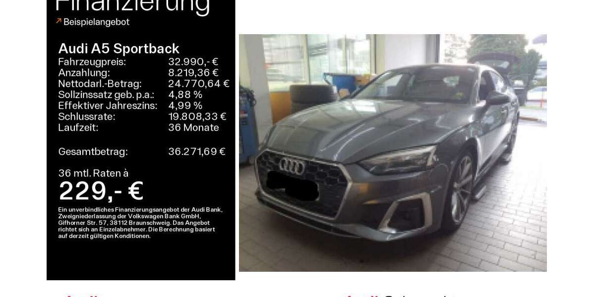 Audi A5 65.444 km 32.990 &euro; Hofheim 65719