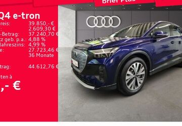 Audi Q4 e-tron 8.484 km 38.850 &euro; Frankfurt am Main 60326