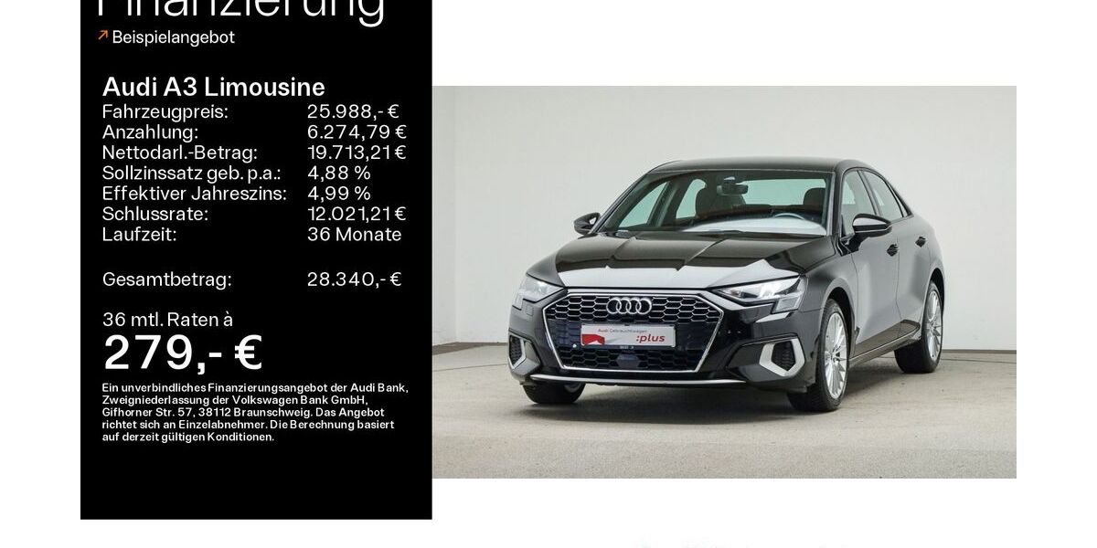 Audi A3 35.000 km 25.988 &euro; Mühlheim 63165