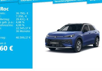 VW T-Roc 1.001 km 36.790 &euro; Frankfurt 60326
