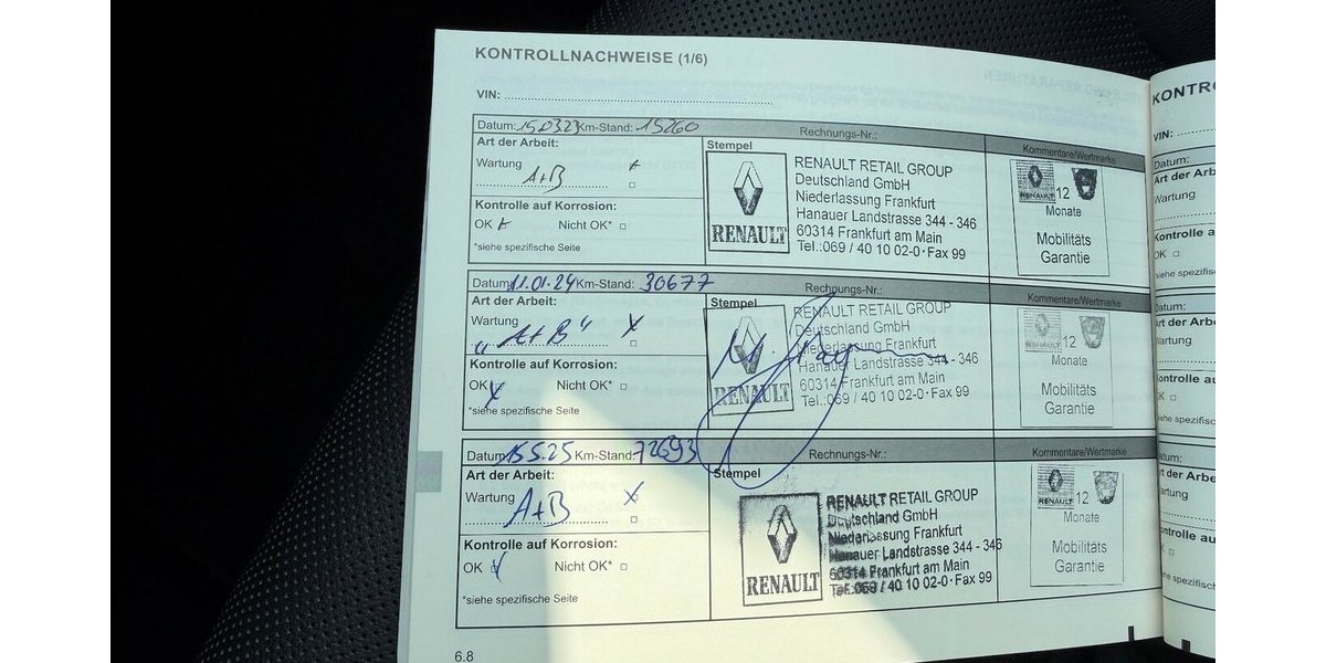 Renault Arkana 1.3 Intens/1.Hand/MildHybrid 94.100 km 14.999 &euro; Frankfurt 60386