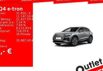 Audi Q4 e-tron 82.508 km 31.850 &euro; Frankfurt am Main 60314