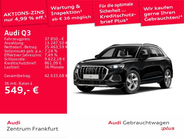 Audi Q3 22.229 km 36.990 &euro; Frankfurt am Main 60314