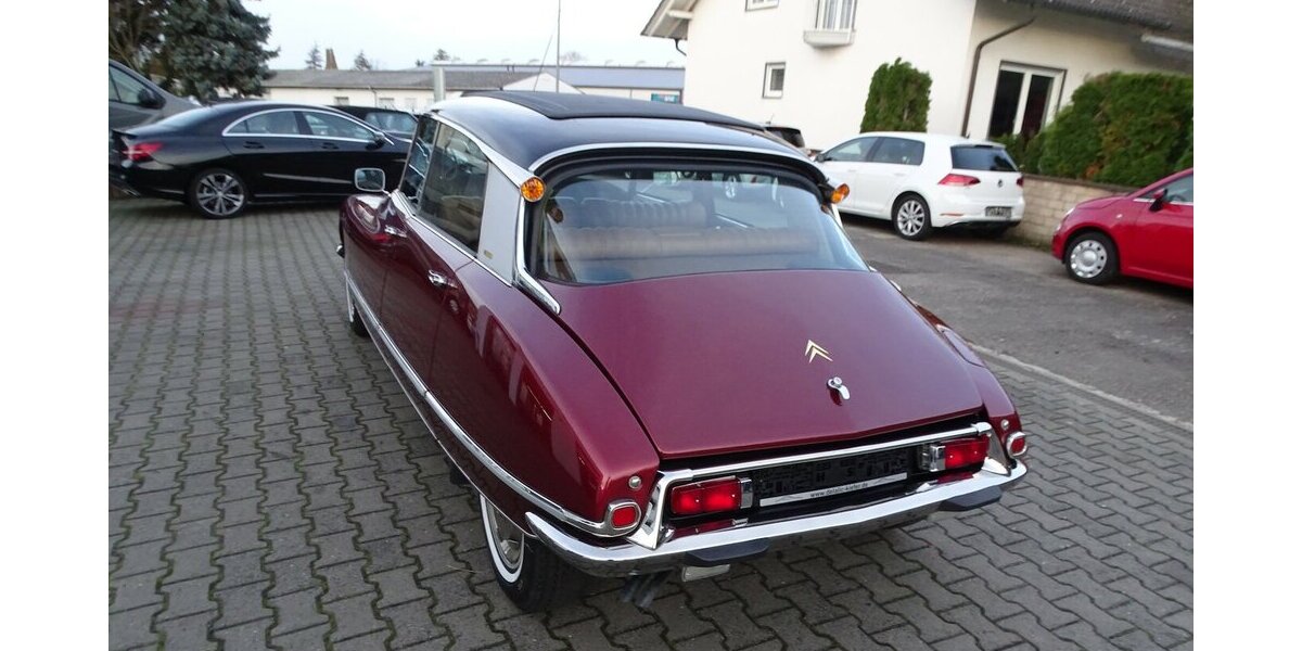 Citroen DS 20 Pallas ein Traum in rouge cornaline 1.200 km 84.900 &euro; Rodgau 63110