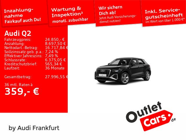 Audi Q2 46.452 km 24.640 &euro; Frankfurt am Main 60314