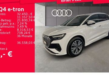 Audi Q4 e-tron 34.937 km 32.450 &euro; Frankfurt am Main 60314