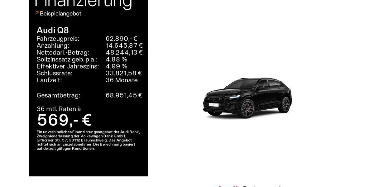 Audi Q8 79.243 km 62.890 &euro; Bad Nauheim 61231