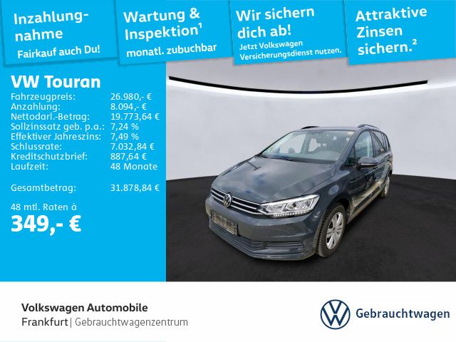 VW Touran 56.334 km 26.980 &euro; Frankfurt 60326