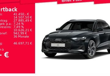 Audi A3 6.054 km 41.449 &euro; Frankfurt am Main 60326