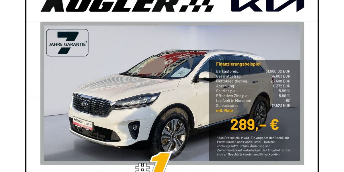 Kia Sorento 50.330 km 31.860 &euro; Rosbach | Frankfurt Nord 61191