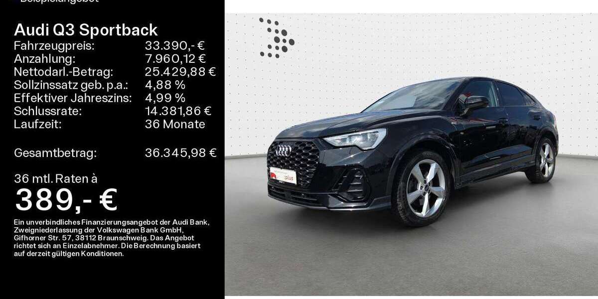 Audi Q3 80.521 km 33.390 &euro; Königstein-TS 61462