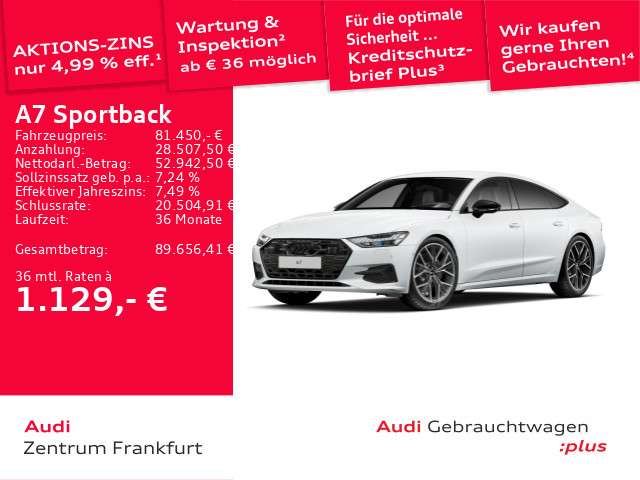 Audi A7 9.904 km 81.450 &euro; Frankfurt am Main 60314