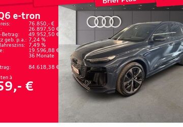 Audi Q6 e-tron 1.573 km 76.449 &euro; Frankfurt am Main 60314