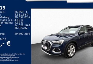 Audi Q3 50.700 km 28.269 &euro; Bischofsheim 65474