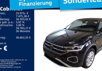 VW T-Roc 9.100 km 33.979 &euro; Bischofsheim 65474