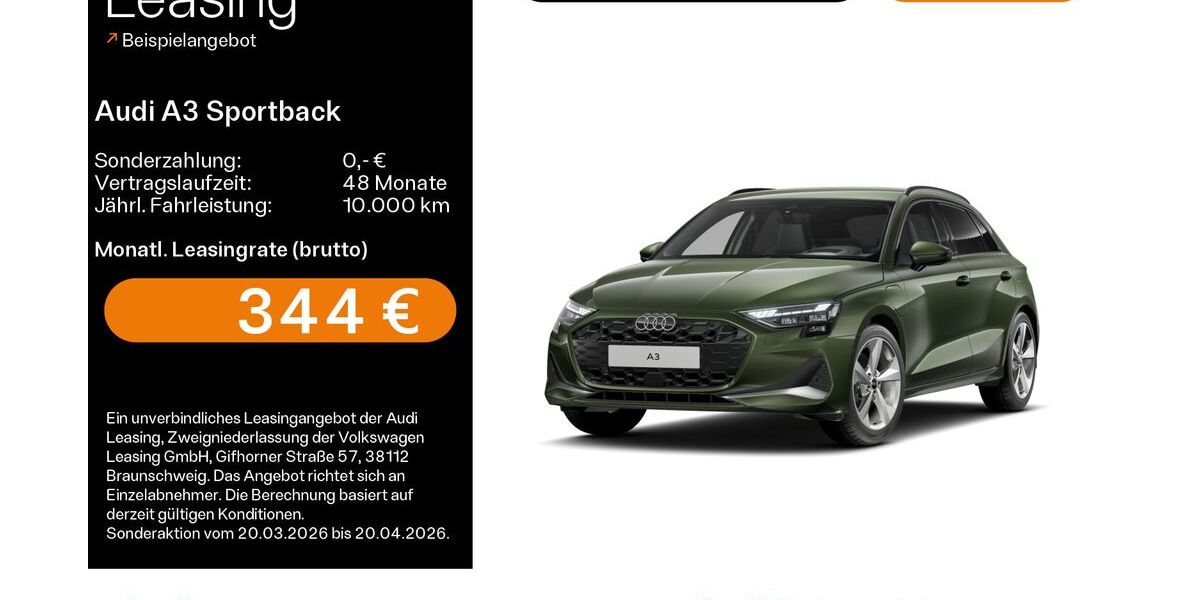 Audi A3 5.730 km 39.990 &euro; Hofheim 65719