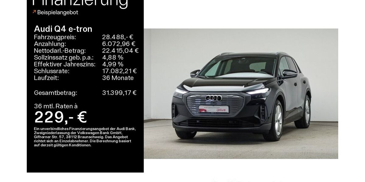 Audi Q4 e-tron 75.600 km 27.888 &euro; Mühlheim 63165