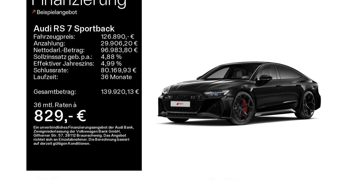 Audi RS7 18.598 km 126.890 &euro; Oberursel 61440