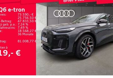 Audi Q6 e-tron 9.900 km 72.980 &euro; Frankfurt am Main 60314