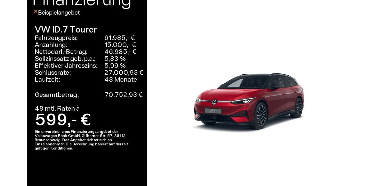 VW ID.7 5.900 km 60.985 &euro; Mühlheim 63165