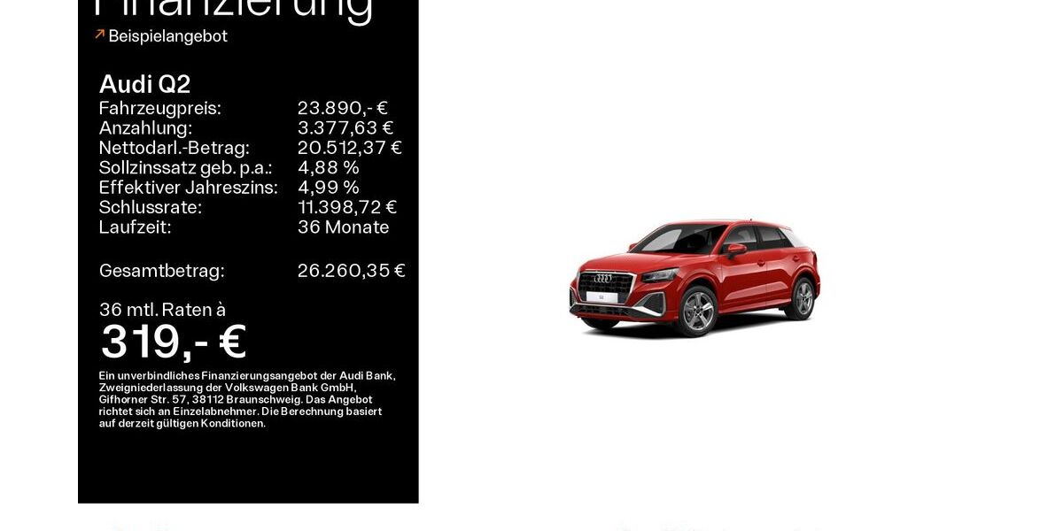 Audi Q2 37.273 km 23.490 &euro; Oberursel 61440