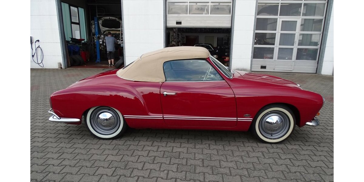 VW Karmann Ghia Cabrio vollständig restauriert 1.200 km 63.990 &euro; Rodgau 63110