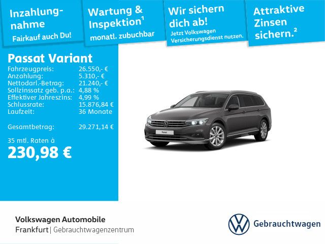 VW Passat Variant 67.780 km 26.550 &euro; Frankfurt 60326