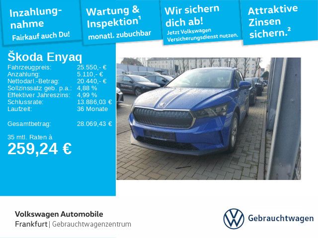 Skoda Enyaq 22.554 km 25.550 &euro; Frankfurt 60326
