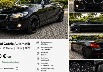 BMW 218 244.700 km 12.200 &euro; Frankfurt 65934