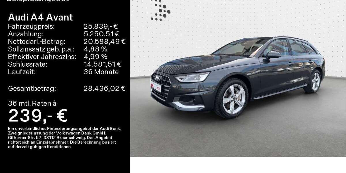 Audi A4 38.900 km 25.839 &euro; Hanau 63452