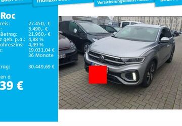 VW T-Roc 16.719 km 27.450 &euro; Frankfurt 60326