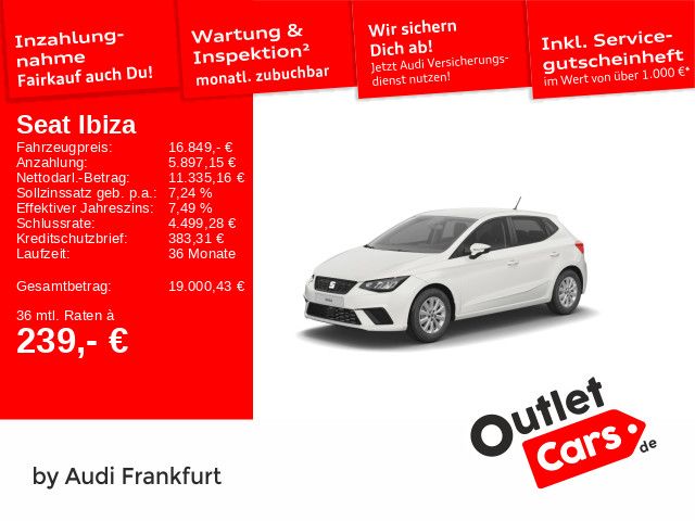 Seat Ibiza 7.462 km 16.849 &euro; Frankfurt am Main 60326