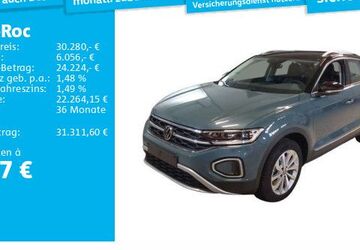 VW T-Roc 7.101 km 30.280 &euro; Frankfurt 60326