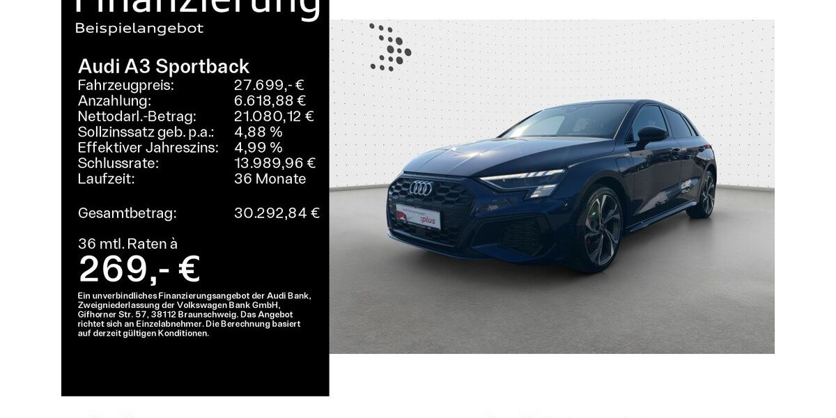 Audi A3 70.500 km 26.999 &euro; Hanau 63452
