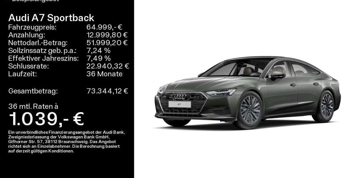 Audi A7 11.100 km 64.999 &euro; Mühlheim a. Main 63165