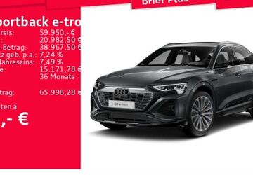 Audi Q8 e-tron 39.165 km 59.950 &euro; Frankfurt am Main 60326
