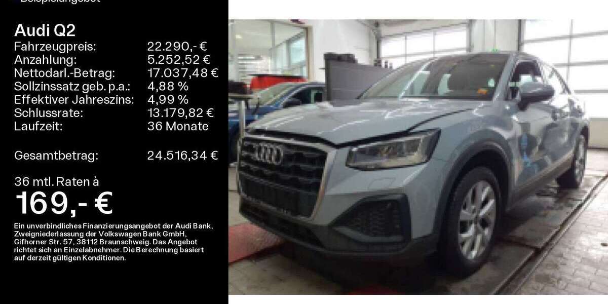 Audi Q2 35.194 km 21.880 &euro; Hofheim 65719