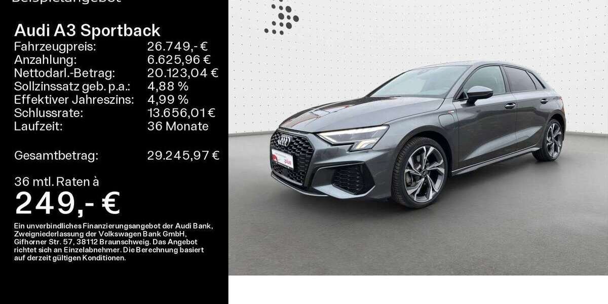 Audi A3 49.990 km 26.749 &euro; Hanau 63452