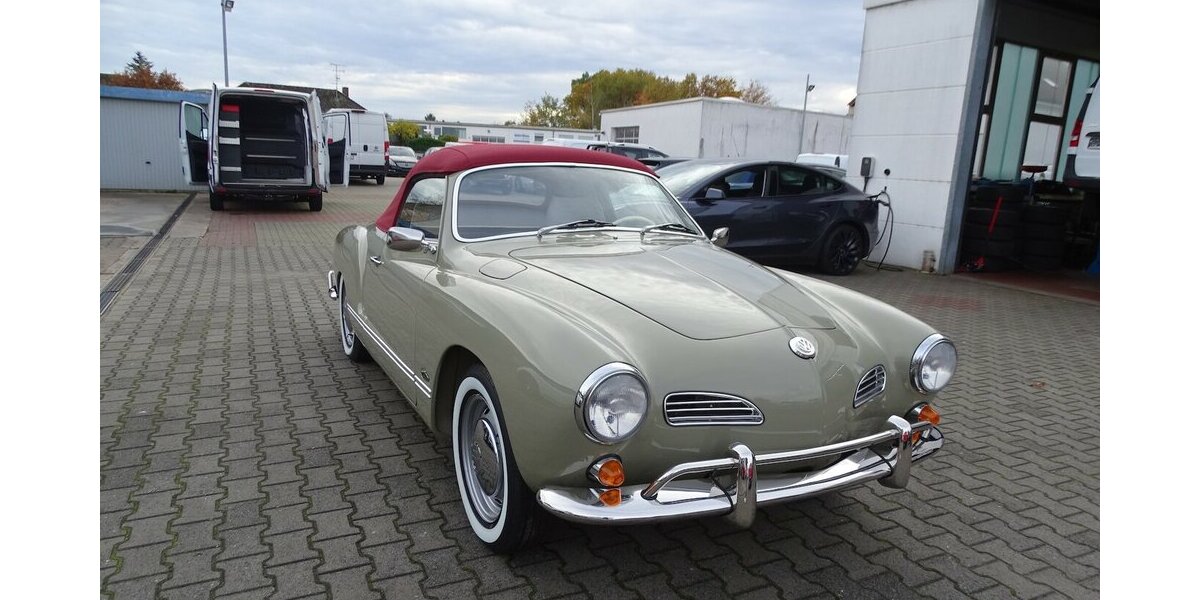 VW Karmann Ghia Cabrio vollständig restauriert 1.200 km 63.900 &euro; Rodgau 63110