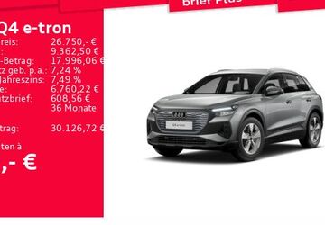 Audi Q4 e-tron 31.477 km 26.750 &euro; Frankfurt am Main 60314