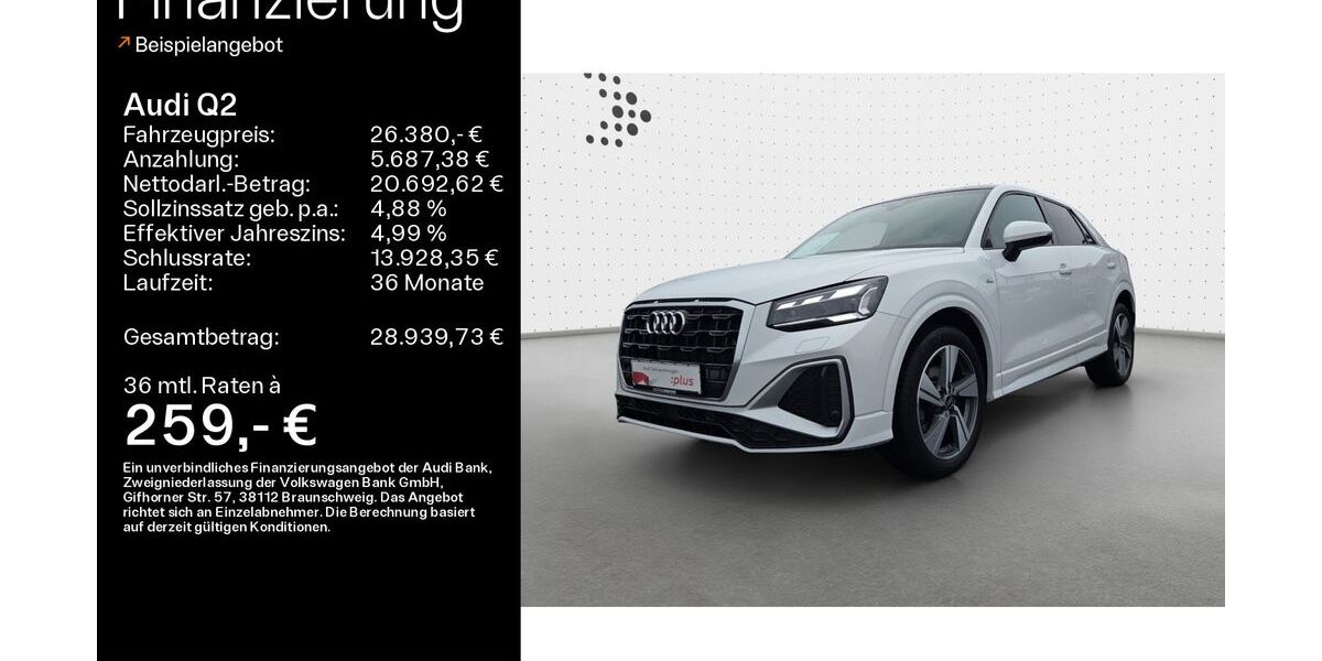 Audi Q2 33.121 km 25.890 &euro; Königstein 61462