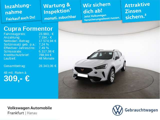 Cupra Formentor 23.519 km 23.980 &euro; Hanau 63452