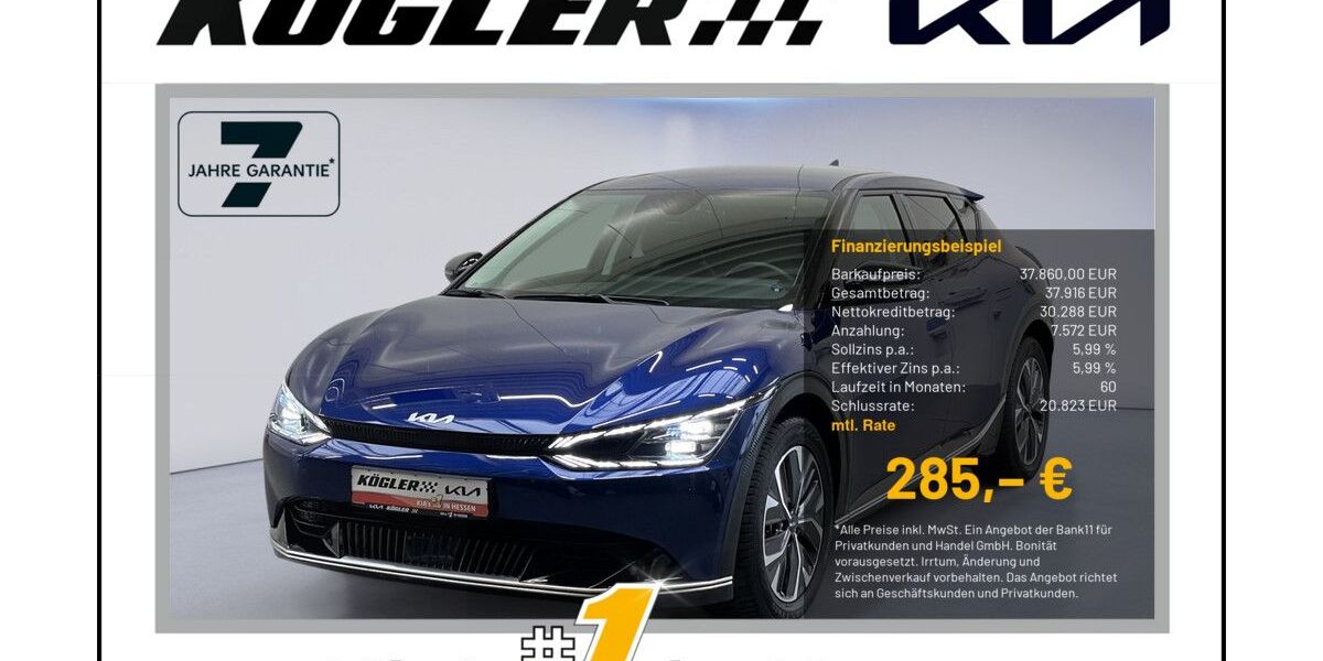 Kia EV6 15.570 km 37.860 &euro; Rosbach | Frankfurt Nord 61191